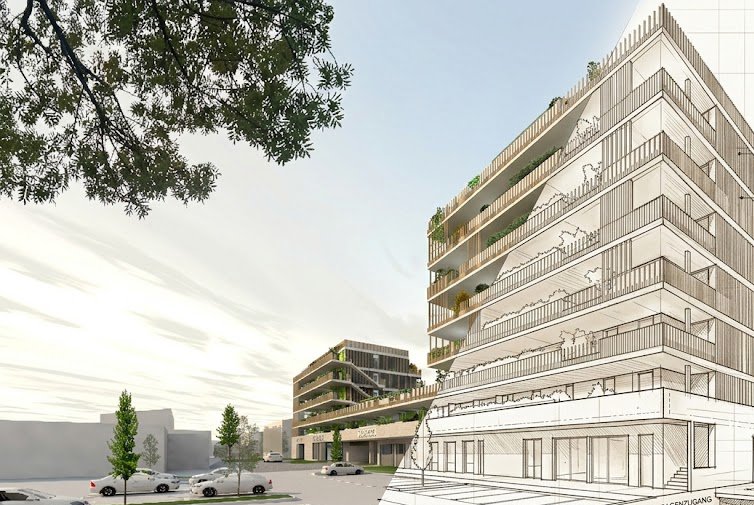 Architekturvisualisierung Riegel und Reiter am Ringelberg